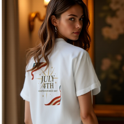 American Pulse – Women’s Boxy Fit Fourth of July T-Shirt